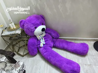  3 دبدوب كبير لون نهدي ارتفاع 1.65