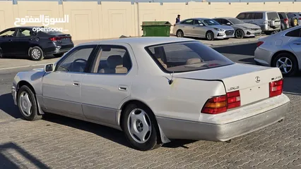  5 Lexus LS400 Model 1997 Classic car Color White Interior Beige USA Used car