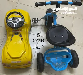  7 عربة و مشاية و دراجة للاطفال
