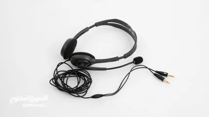  4 Logitech H110 Stereo Headset وضوح في الصوت... وراحة تدوم طوال اليوم!لجميع الاستعمالات