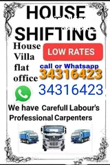  1 House shifting Bahrain movers and Packers