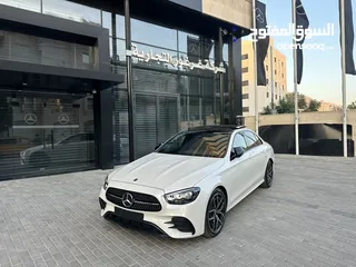  20 Mercedes E220 AMG package2021  عداد قليل ولا حرام بويه لون مميز ابيض لولو  amg اصلي من الداخل والخار