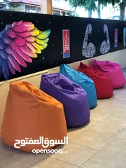  13 بفات بين باق bean bag مقاعد قماش ووتر بروف محشو بوليسترين. خدمة التوصيل لجميع المحافظات