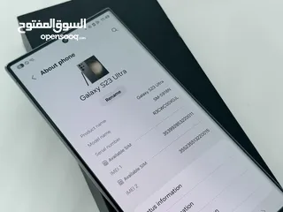  2 Galaxy S23 Ultra 512G & 256G 12G Ram أجهزة بحالة الزيرو بالكراتين