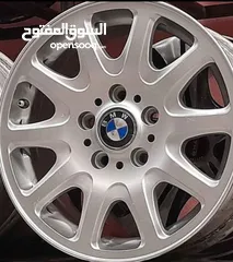  1 جنط bmw الماني اصلي مقاس 16 فاضي بدون كوشوك  تب نظافه