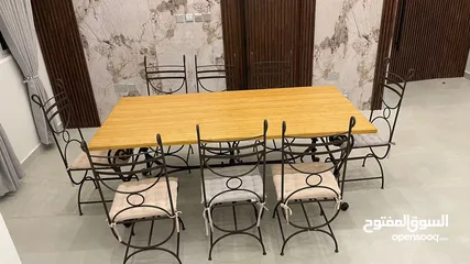  3 Dining table for 8 people