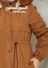  4 جلباب مبطن فرو ثقيل