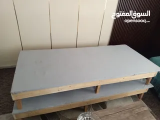  3 سرير خشب عدد 2 ستاندر