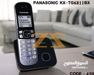  1 تلفون ارضي لاسلكي panasonic باناسونيك