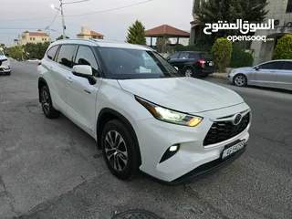  29 تويوتا هايلاندر 2020 هايبرد فحص كامل XLE فل كامل مع فتحه جمرك جديد بحالة الوكاله بسعر مغري