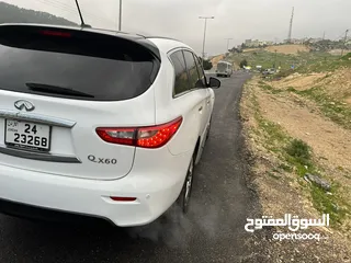  7 انفنتي  QX60 / 2014 وارد أمريكي لون لؤلؤي مميز بحاله الوكاله كاش أو / قابل للبدل