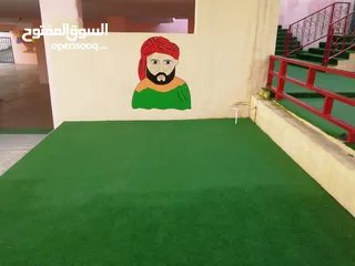  20 حديقة مرورية 4متر في 4 متر مع شواخص مرورية وسيارات.
