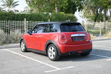  6 0% DP - FIRST OWNER - MINI COOPER 1.5TURBO - AGENCY MAINTAINED - GCC SPECS - MINT CONDITION