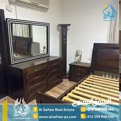  4 شقه مفروشه للايجار عين منجد بالقرب من مشتل ابو شوشه