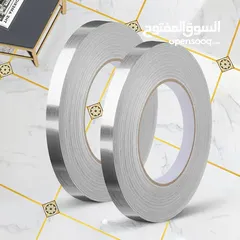  19 رول 50 متر لاصق ذهبي او فضي  ديكور للارضيات و الحائط لاصق ديكوري للجدران