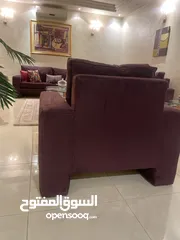  6 طقم كنب ضيوف فخم  المصدر الاساسي elite   البيع مع الطاولات واللوحات و السجادة والبرداي