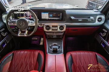  14 Mercedes G63 2021 Amg Night Package   السيارة وارد الشركة و قطعت مسافة 62,000 كيلو متر فقط