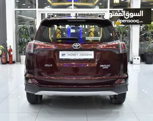  7 Toyota Rav4 GXR 4WD ( 2017 Model ) in Burgundy Color GCC Specs