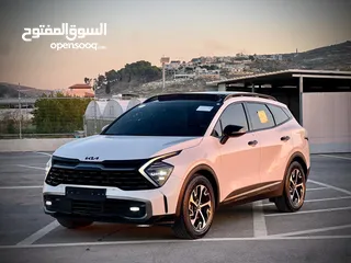  4 كايا سبورتاج /2022 فل الفل فتحة سقف  2x4 ///240Hp بنزين + كهرباء  ( Haybrid) 1600cc