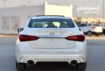  5 انفينيتي Q50 خليجي 2021 خاليه من الحوادث بحاله ممتازه