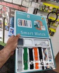  5 بكج عملاق ساعة ابل اخر اصدار مع سماعة ايربورد ابل و7 كساتك هدية
