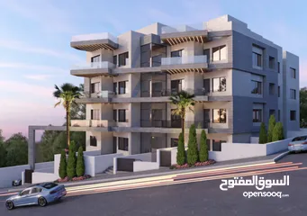  1 شقة شبه أرضية فاخرة جداً في البنيات طريق المطار خلف جامعة البترا من المالك مباشرة