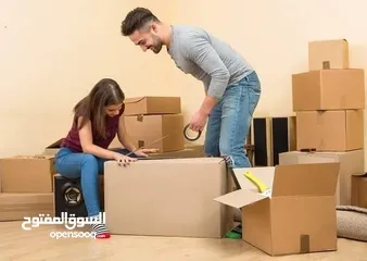  6 كراتين بوكثاث فارغة لتعبئه ادوات المطبخ والملابس وغيرها