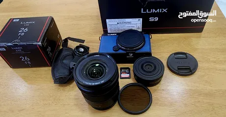  8 Panasonic Lumix S9 Full frame Camera - open box