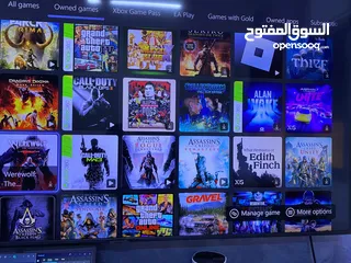  5 حساب Xbox يتضمن 154 لعبة + Gamepass + Dolby Atmos