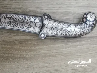  3 خنجر دمشقي مكحل فضه