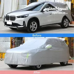  1 غطاء_سيارة ووتر بروف المبطن الثقيل ضد الشمس والمطر و الغباااار