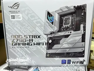  1 ‏ASUS ROG Strix Z790-A Gaming WiFi II  الف ابيض ثلج DDR5