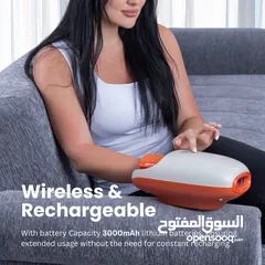  6 مدلك اليدين اللاسلكي آريس يو بالم متعدد الوظائف مع وسائد هوائية وتبريد والتسخين العلاجي شامل التوصيل