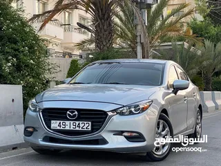  1 مازدا زوم 3 -  2019  بسعر 11600 دينار  كاش لون سلفر    لم تعمل سياحي او تطبيقات نهائي