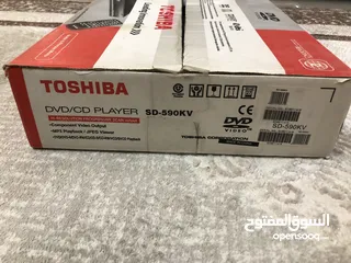  3 Toshiba DVD/CD player SD-590KV