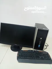  6 PC+Monitor+Keyboard+NVIDIA GPU Installed تم تثبيت لوحة مفاتيح شاشة الكمبيوتر NVIDIA GPU