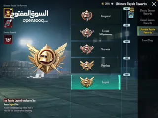  3 رفع حسابات ببجي للكونكر او الغازي و التيميت رويال، انجازات صعبه ، كل ما يخص اللعبه بسعر طري جدا