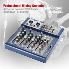  5 MIXER F4 USB مكسر اربع مخارج