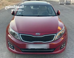  2 كيا اوبتيما بنزين 2014 فل بانوراما فحص كامل وارد الشركة بحالة الوكالة