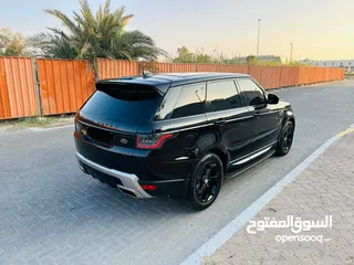  4 Rang Rover Sport Supercharge GCC Space 2018 Full Option V6 Very Clean Car/ 139,000 KM