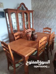  7 طاولة سفرة وبوفيه