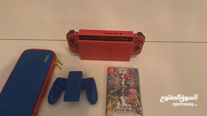  1 Nintendo switch mario edition مع لعبة