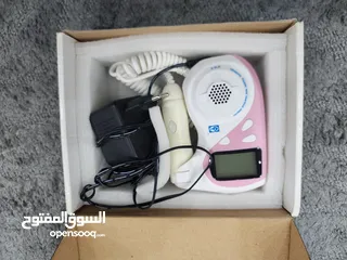  3 جهاز دوبلر لسماع حركة الجنين ونبضه وقياس درجات قلب الجنين