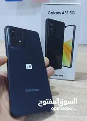  5 مستعمل اخو الجديد Samsung A33 5G رام 16 جيجا 128 أغراضة والكرتونه الأصلية متوفر توصيل