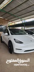  10 TESLA MODEL Y 2022 LONG RANGE   DUAL MOTOR  فحص اوتوسكور B+ بحاله الوكالة