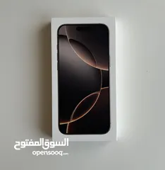  1 ايفون 16 برو ماكس - لون تيتانيوم الصحراوي Iphone 16 promax Desert Titanium