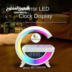  1 سماعة LED لاسلكية مع شاحن مدمج