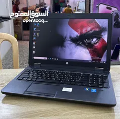  1 لابتوب HP ZBOOK G2 ، كارت شاشة خارجي للإلعاب ، كور i5 ، رام 8 كيكا ، SSD 256، شاشة 15.6 مع 6 مكافئات