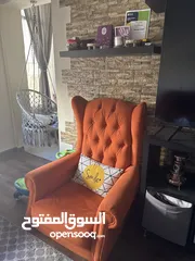  3 كنب مستعمل وطقم كورنر مع كرسيين إضافيين