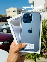  1 iPhone 15 Pro Max, 256gb Blue Titanium Arabic